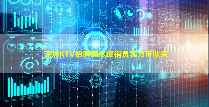 深圳KTV招聘酒水促销员实力带队采